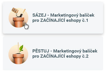 Marketingové balíčky Sázej a Pěstuj