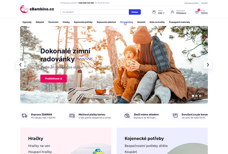Náhled e-shopu eBambino.cz
