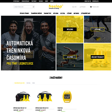 Náhľad e‑shopu Freelap.cz