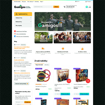 Náhled e-shopu Gamigos.cz