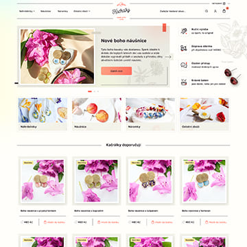 Náhľad e‑shopu Kačrálky.cz