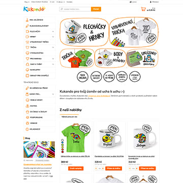 Náhľad e‑shopu Kukando.cz