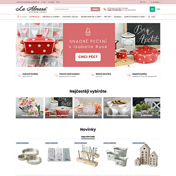 Náhľad e‑shopu LaAlmara.cz