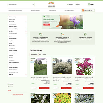 Náhľad e‑shopu NejlevnějšíZahradník.cz