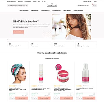 Náhľad e‑shopu Orasey.sk