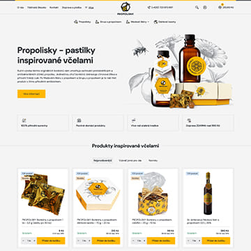 Náhľad e‑shopu Propolisky.cz