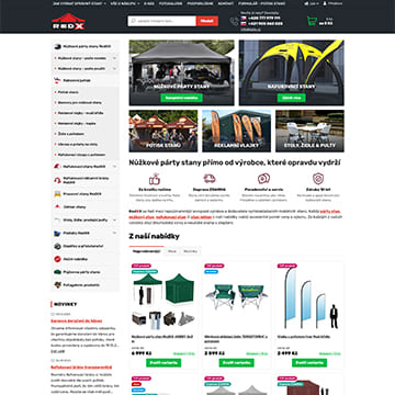 Náhľad e‑shopu RedX.cz