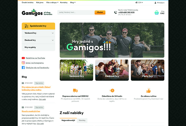 Náhled e-shopu Gamigos.cz